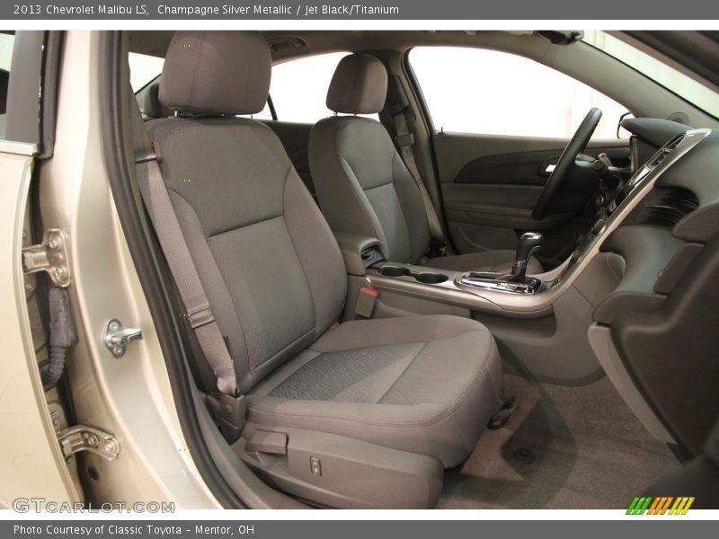 Champagne Silver Metallic / Jet Black/Titanium 2013 Chevrolet Malibu LS