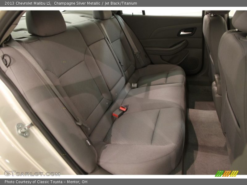 Champagne Silver Metallic / Jet Black/Titanium 2013 Chevrolet Malibu LS
