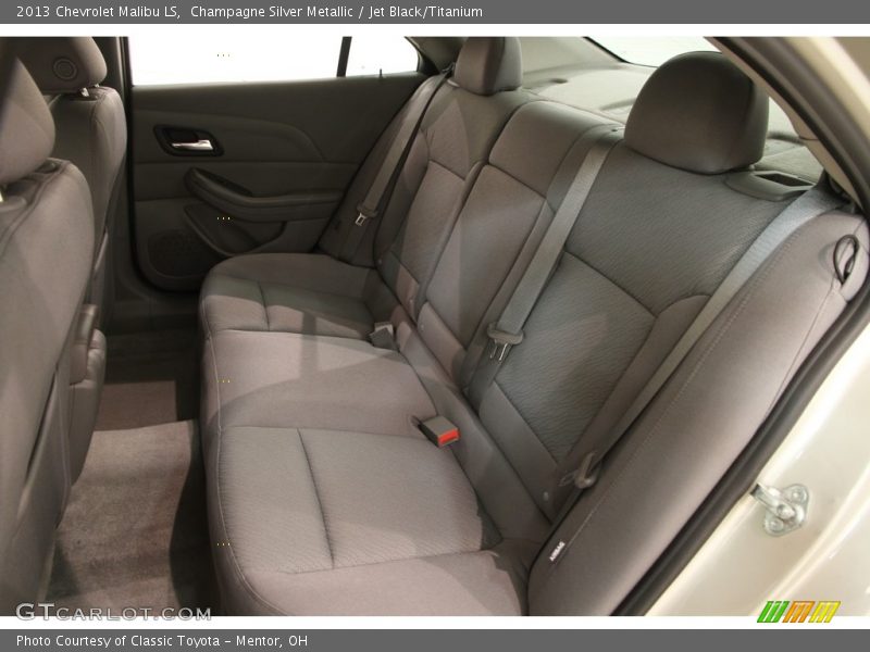 Champagne Silver Metallic / Jet Black/Titanium 2013 Chevrolet Malibu LS