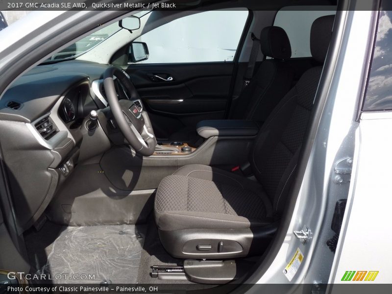 Quicksilver Metallic / Jet Black 2017 GMC Acadia SLE AWD