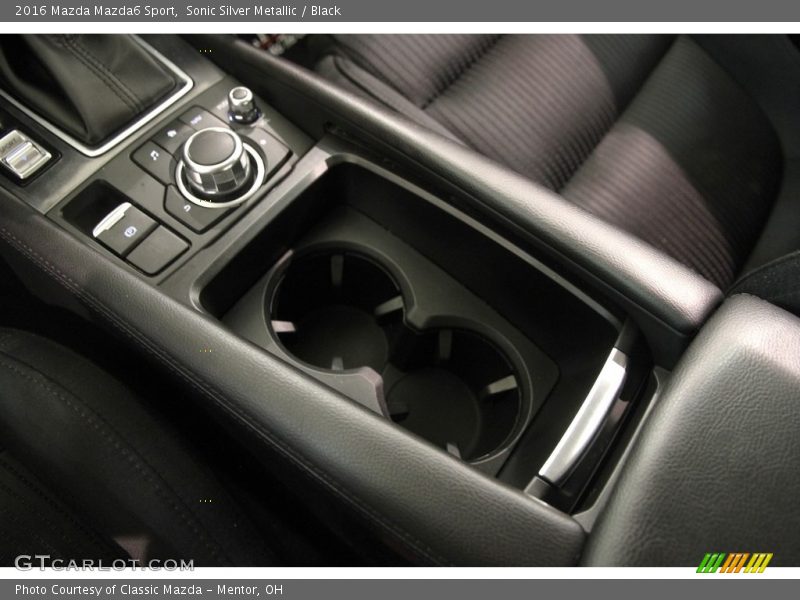 Sonic Silver Metallic / Black 2016 Mazda Mazda6 Sport