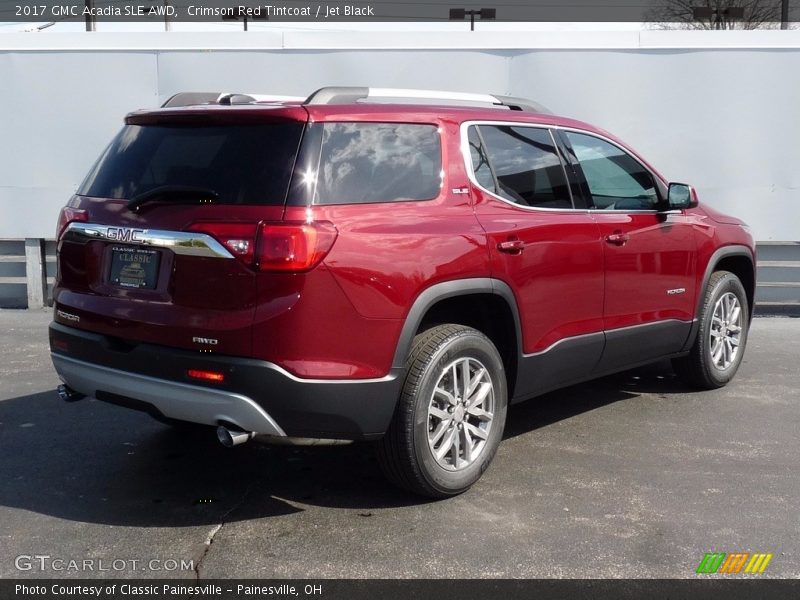 Crimson Red Tintcoat / Jet Black 2017 GMC Acadia SLE AWD