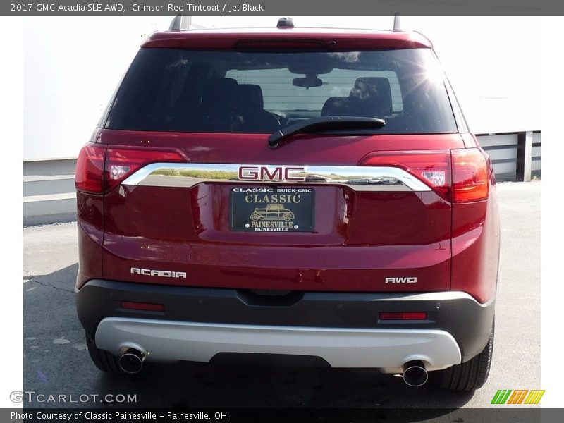 Crimson Red Tintcoat / Jet Black 2017 GMC Acadia SLE AWD