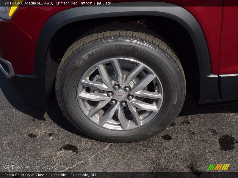 Crimson Red Tintcoat / Jet Black 2017 GMC Acadia SLE AWD