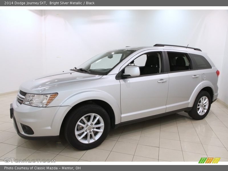 Bright Silver Metallic / Black 2014 Dodge Journey SXT