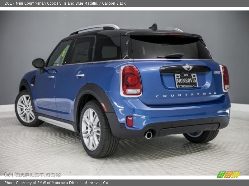 Island Blue Metallic / Carbon Black 2017 Mini Countryman Cooper