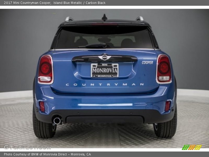 Island Blue Metallic / Carbon Black 2017 Mini Countryman Cooper