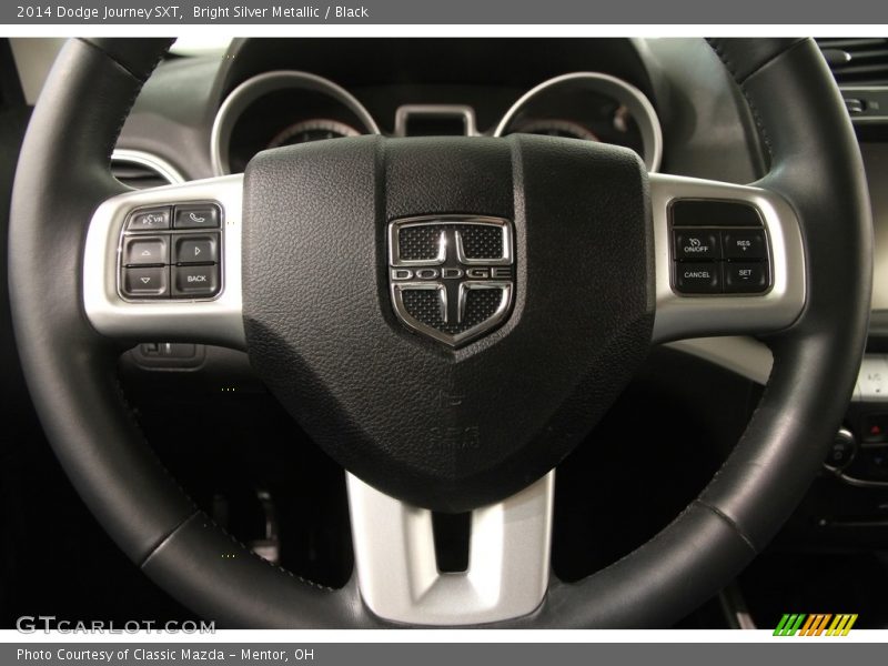 Bright Silver Metallic / Black 2014 Dodge Journey SXT