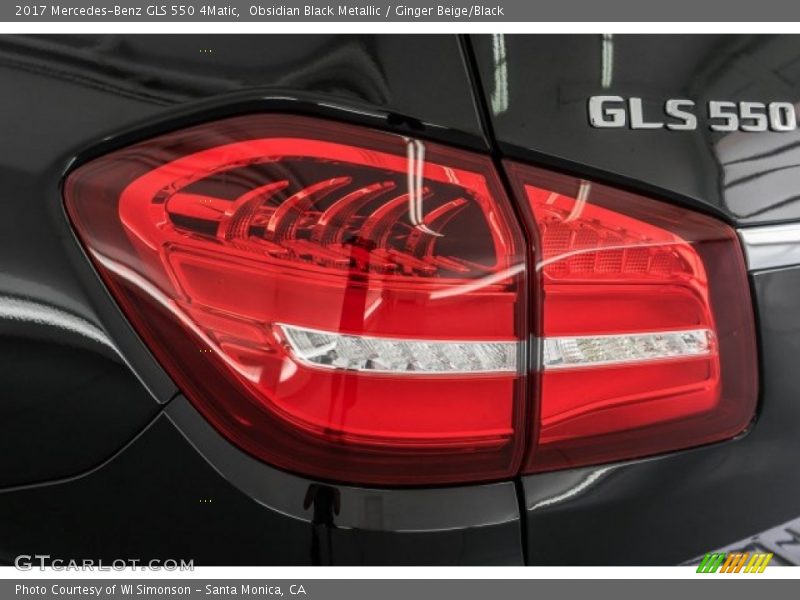 Obsidian Black Metallic / Ginger Beige/Black 2017 Mercedes-Benz GLS 550 4Matic