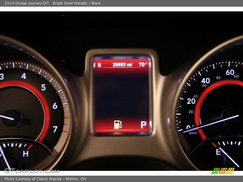 Bright Silver Metallic / Black 2014 Dodge Journey SXT