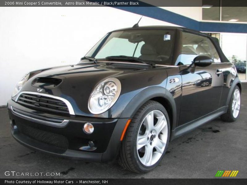 Astro Black Metallic / Black/Panther Black 2006 Mini Cooper S Convertible