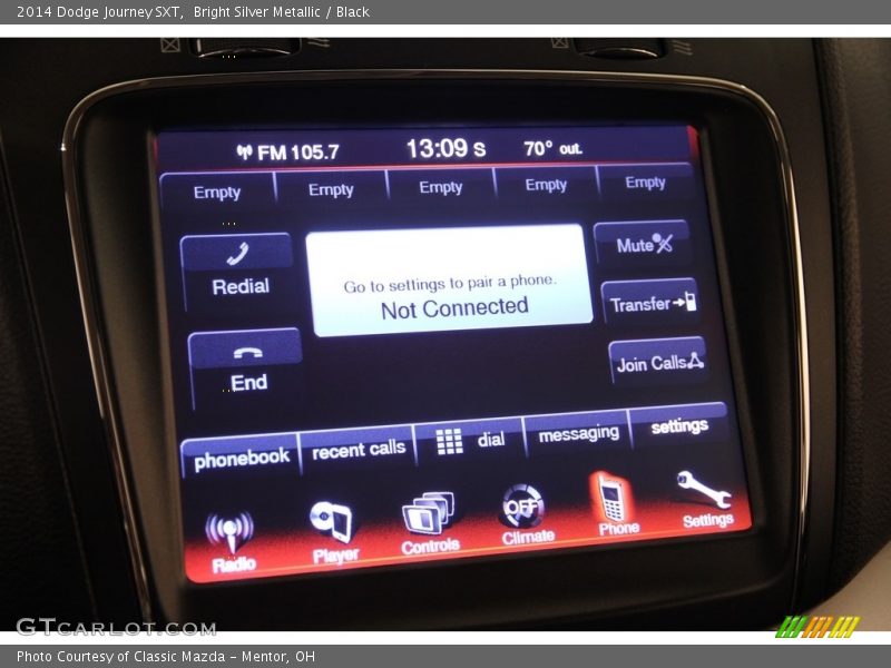 Bright Silver Metallic / Black 2014 Dodge Journey SXT