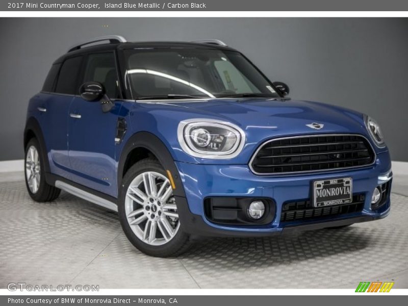 Island Blue Metallic / Carbon Black 2017 Mini Countryman Cooper