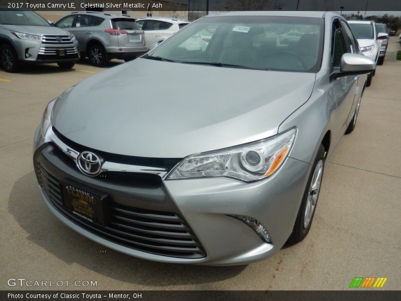 Celestial Silver Metallic / Ash 2017 Toyota Camry LE