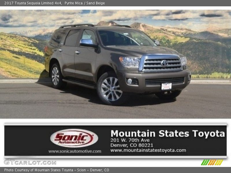 Pyrite Mica / Sand Beige 2017 Toyota Sequoia Limited 4x4
