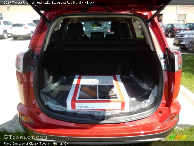 Barcelona Red Metallic / Black 2017 Toyota RAV4 Limited AWD