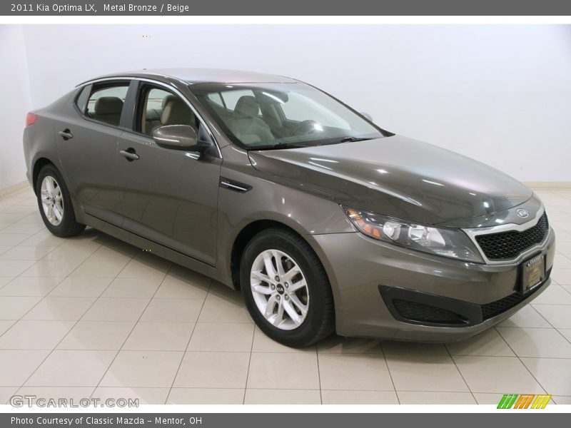 Metal Bronze / Beige 2011 Kia Optima LX