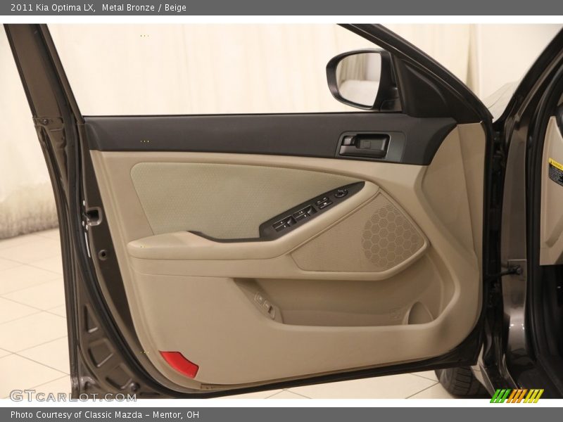 Metal Bronze / Beige 2011 Kia Optima LX