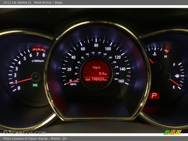 Metal Bronze / Beige 2011 Kia Optima LX