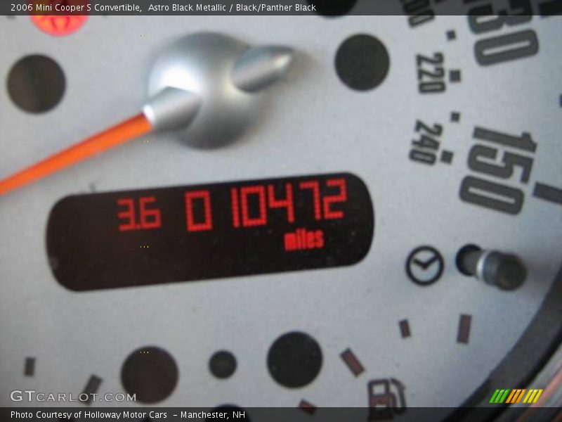 Astro Black Metallic / Black/Panther Black 2006 Mini Cooper S Convertible