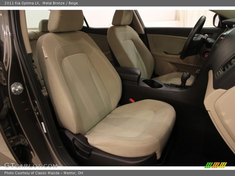 Metal Bronze / Beige 2011 Kia Optima LX