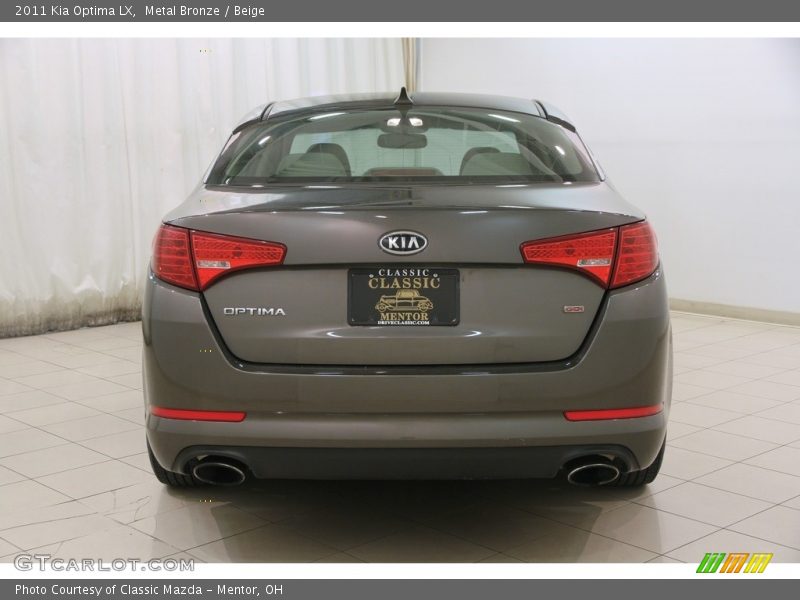 Metal Bronze / Beige 2011 Kia Optima LX