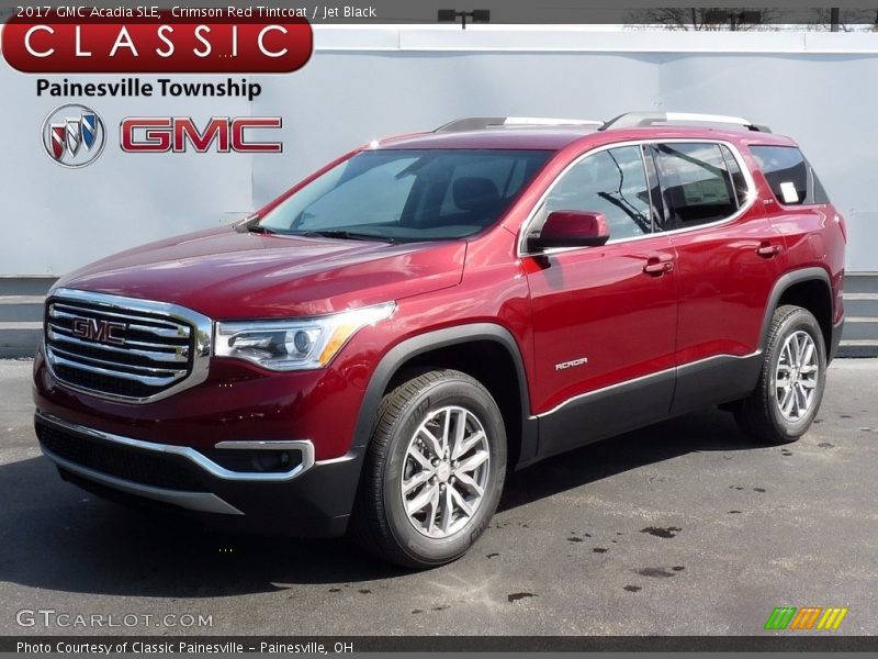 Crimson Red Tintcoat / Jet Black 2017 GMC Acadia SLE