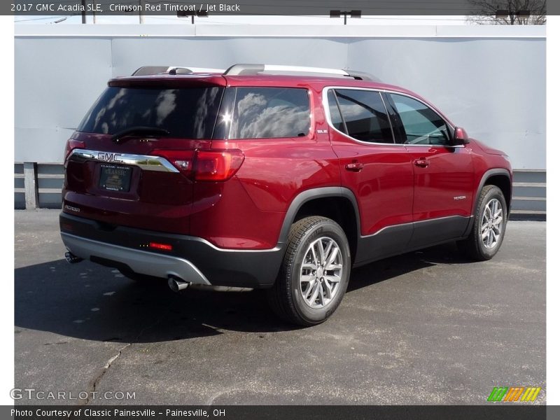 Crimson Red Tintcoat / Jet Black 2017 GMC Acadia SLE