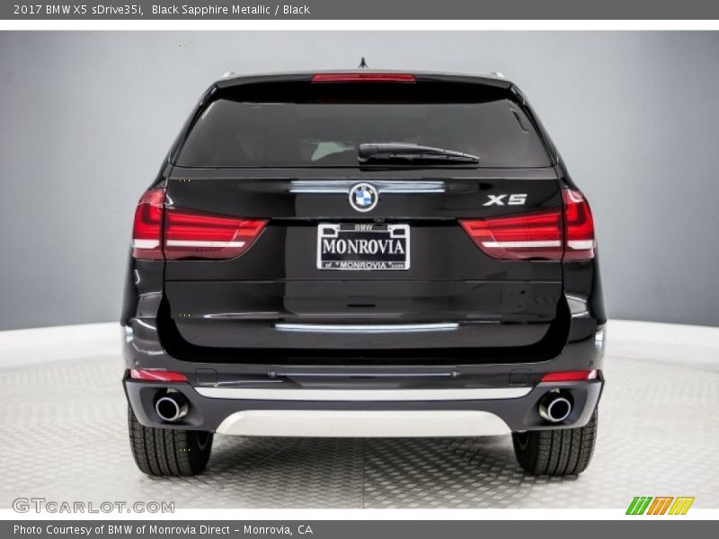 Black Sapphire Metallic / Black 2017 BMW X5 sDrive35i