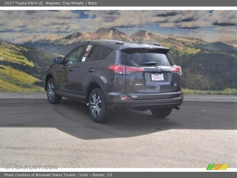 Magnetic Gray Metallic / Black 2017 Toyota RAV4 LE