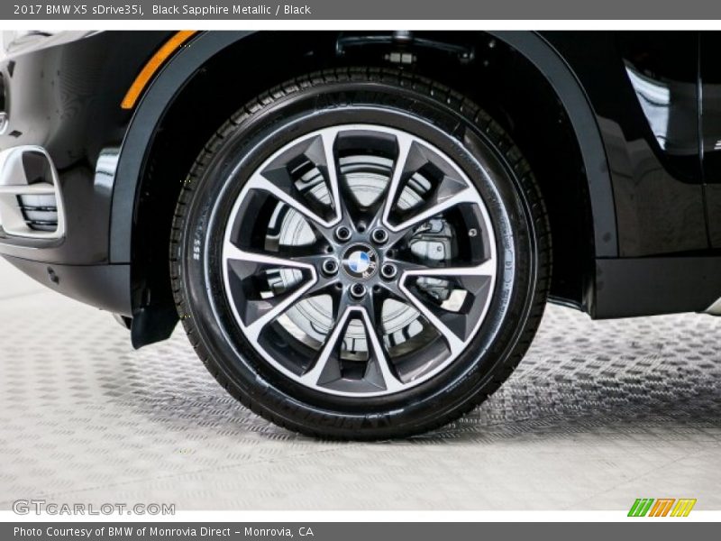 Black Sapphire Metallic / Black 2017 BMW X5 sDrive35i