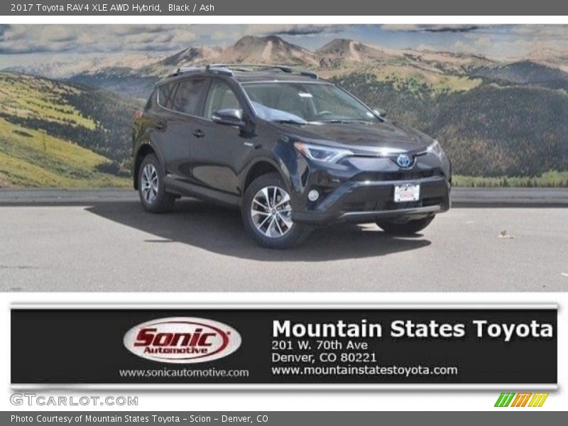 Black / Ash 2017 Toyota RAV4 XLE AWD Hybrid