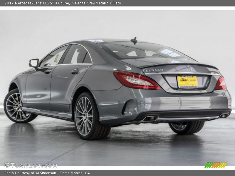 Selenite Grey Metallic / Black 2017 Mercedes-Benz CLS 550 Coupe