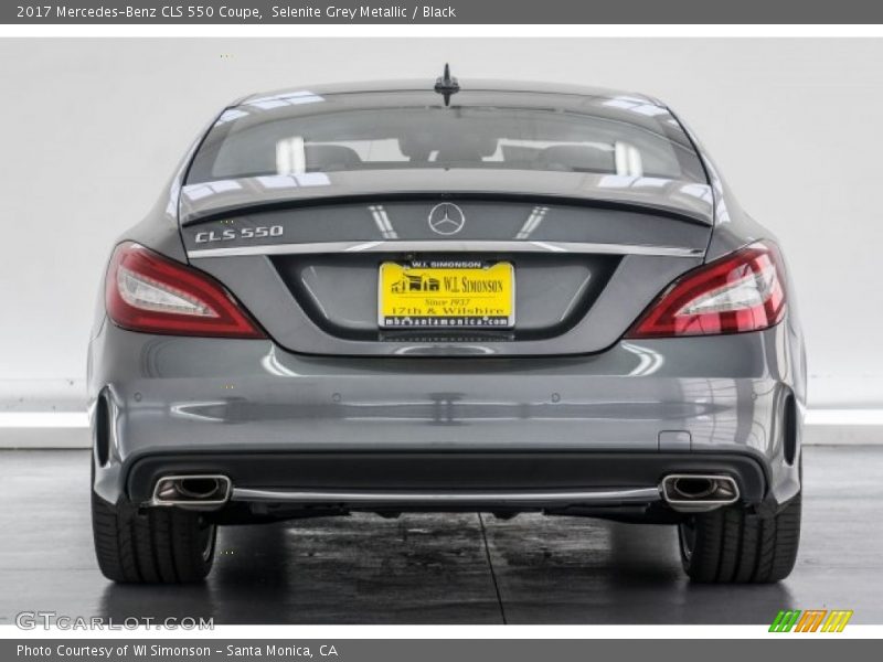 Selenite Grey Metallic / Black 2017 Mercedes-Benz CLS 550 Coupe
