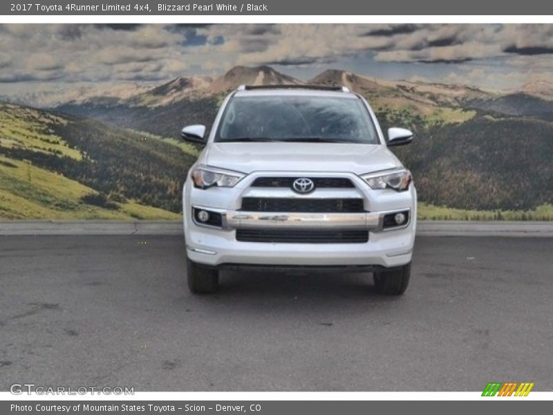 Blizzard Pearl White / Black 2017 Toyota 4Runner Limited 4x4