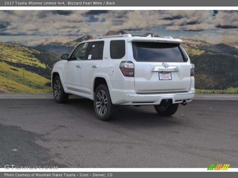 Blizzard Pearl White / Black 2017 Toyota 4Runner Limited 4x4
