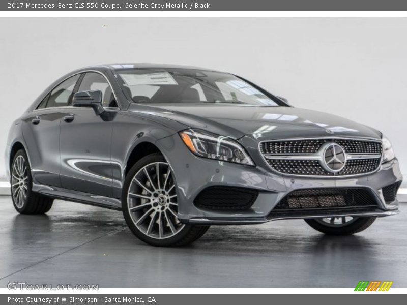 Selenite Grey Metallic / Black 2017 Mercedes-Benz CLS 550 Coupe