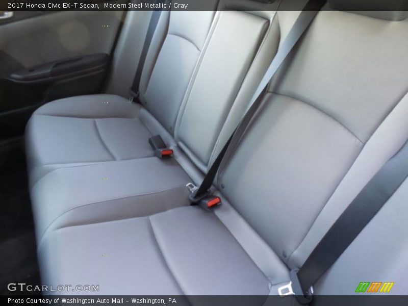 Modern Steel Metallic / Gray 2017 Honda Civic EX-T Sedan