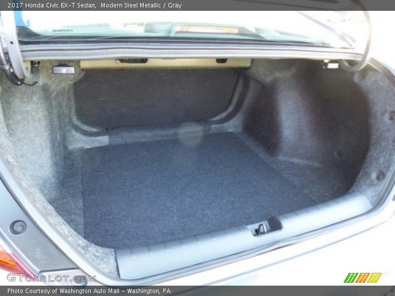 Modern Steel Metallic / Gray 2017 Honda Civic EX-T Sedan