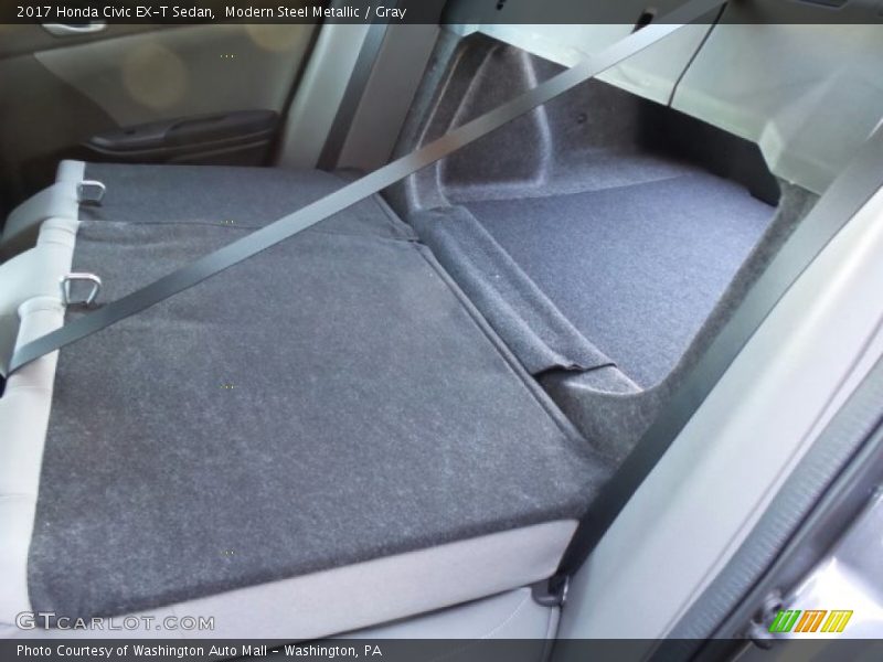 Modern Steel Metallic / Gray 2017 Honda Civic EX-T Sedan
