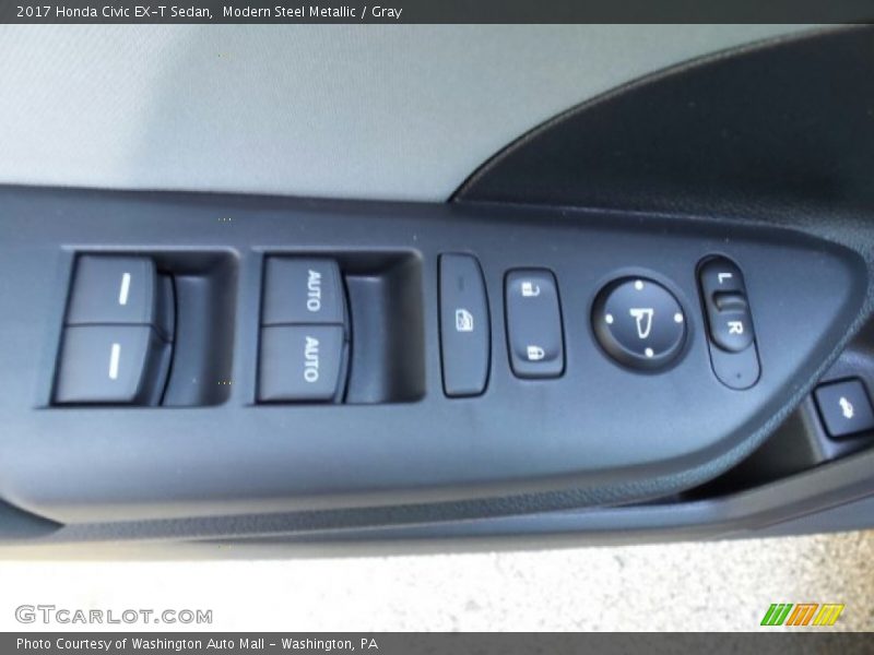 Modern Steel Metallic / Gray 2017 Honda Civic EX-T Sedan