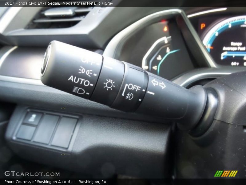 Modern Steel Metallic / Gray 2017 Honda Civic EX-T Sedan