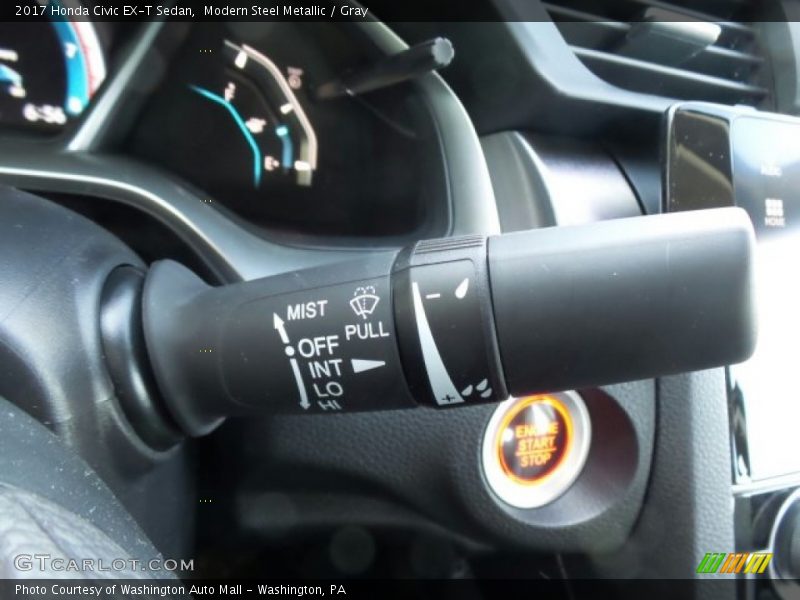 Modern Steel Metallic / Gray 2017 Honda Civic EX-T Sedan