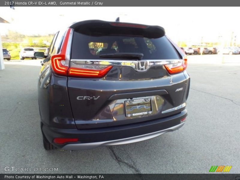 Gunmetal Metallic / Gray 2017 Honda CR-V EX-L AWD