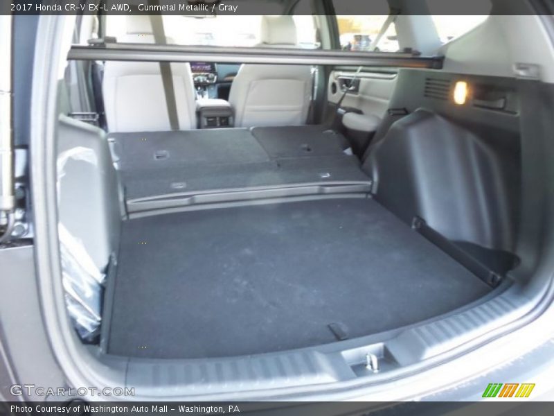 Gunmetal Metallic / Gray 2017 Honda CR-V EX-L AWD