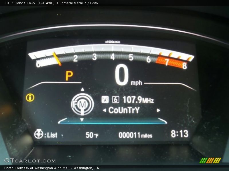 Gunmetal Metallic / Gray 2017 Honda CR-V EX-L AWD