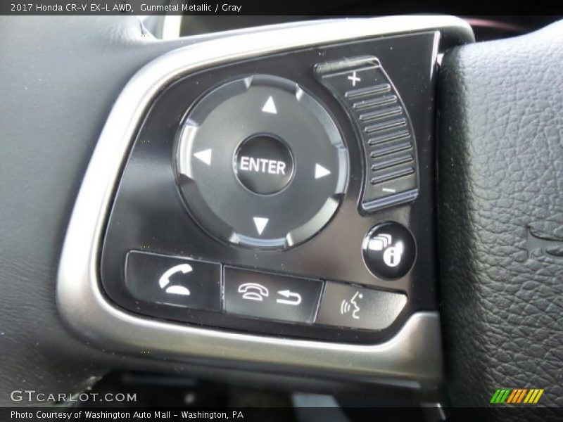Gunmetal Metallic / Gray 2017 Honda CR-V EX-L AWD