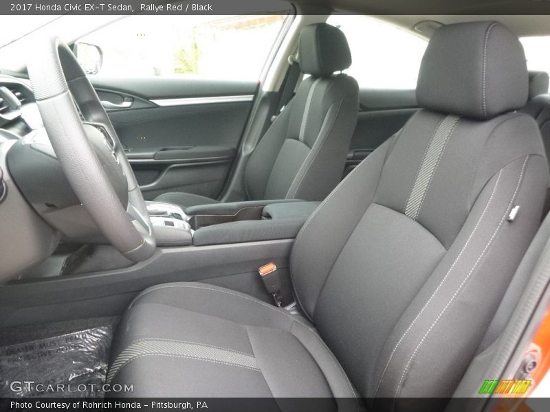 Rallye Red / Black 2017 Honda Civic EX-T Sedan