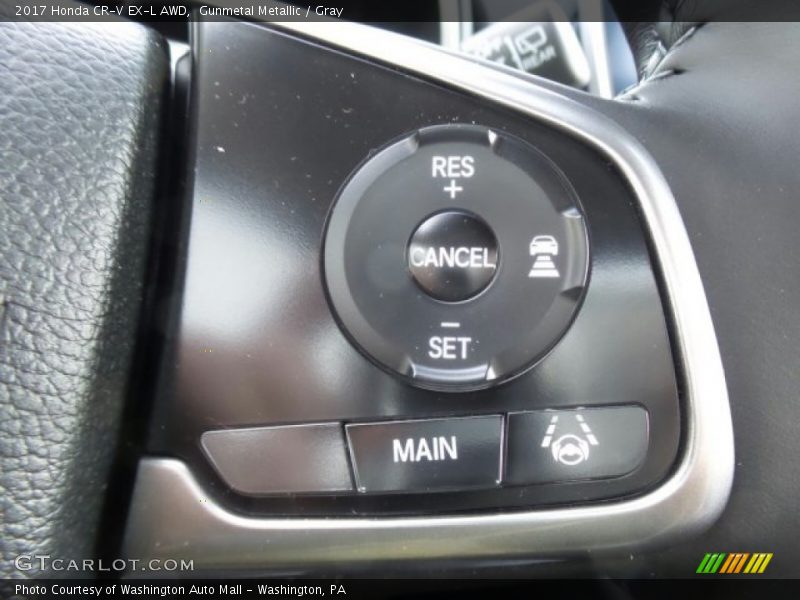 Gunmetal Metallic / Gray 2017 Honda CR-V EX-L AWD