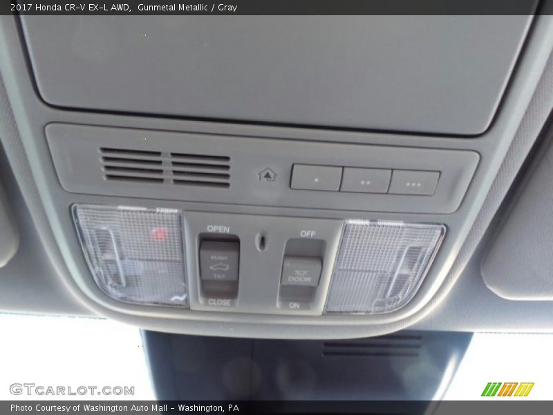 Gunmetal Metallic / Gray 2017 Honda CR-V EX-L AWD